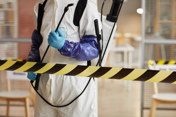 Professional Blood Cleanup technician working in Willow Island, NE
